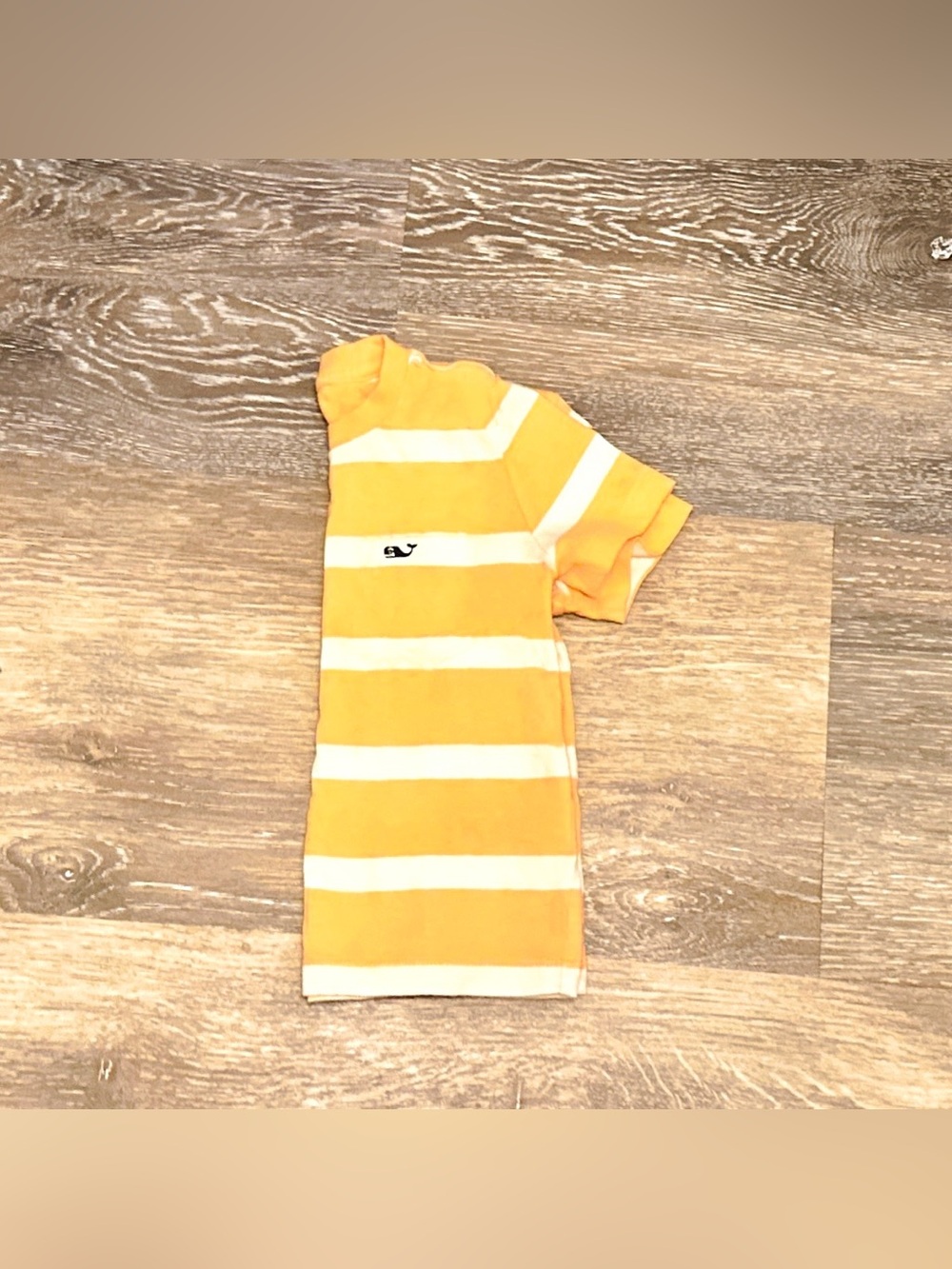 Vineyard Vines Orange & White Striped Short-Sleeve Tee - Picture 4 of 6